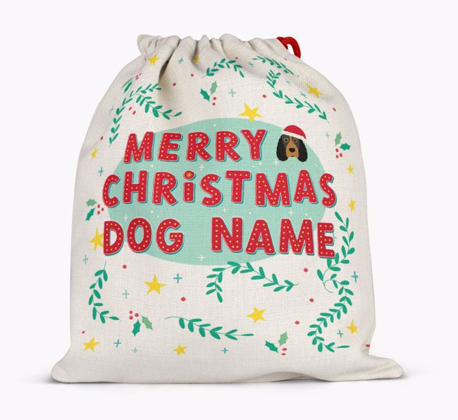 Merry Christmas: Personalised {breedFullName} Santa Sack